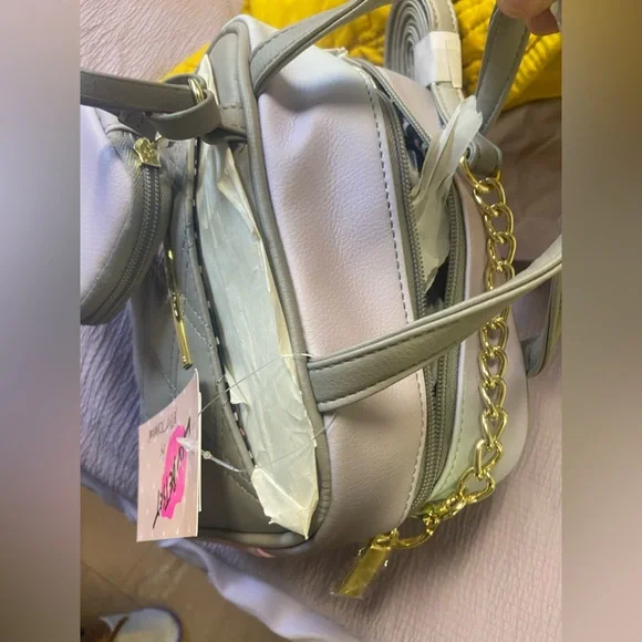 Betsey Johnson Satchel with Pouch Purse - Picture 7 of 9